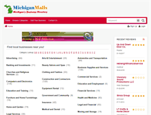 Tablet Screenshot of michiganmalls.com